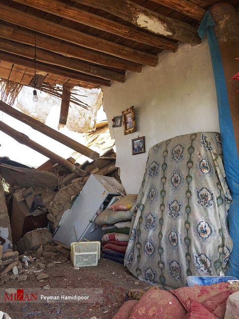 خسارات زلزله 5/7 ریشتری در روستاهای بجنورد