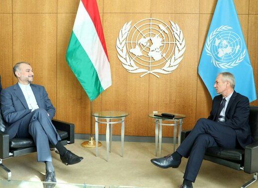 ماجرای پرچم دیدار امیرعبداللهیان با رئیس مجمع عمومی سازمان ملل چه بود؟