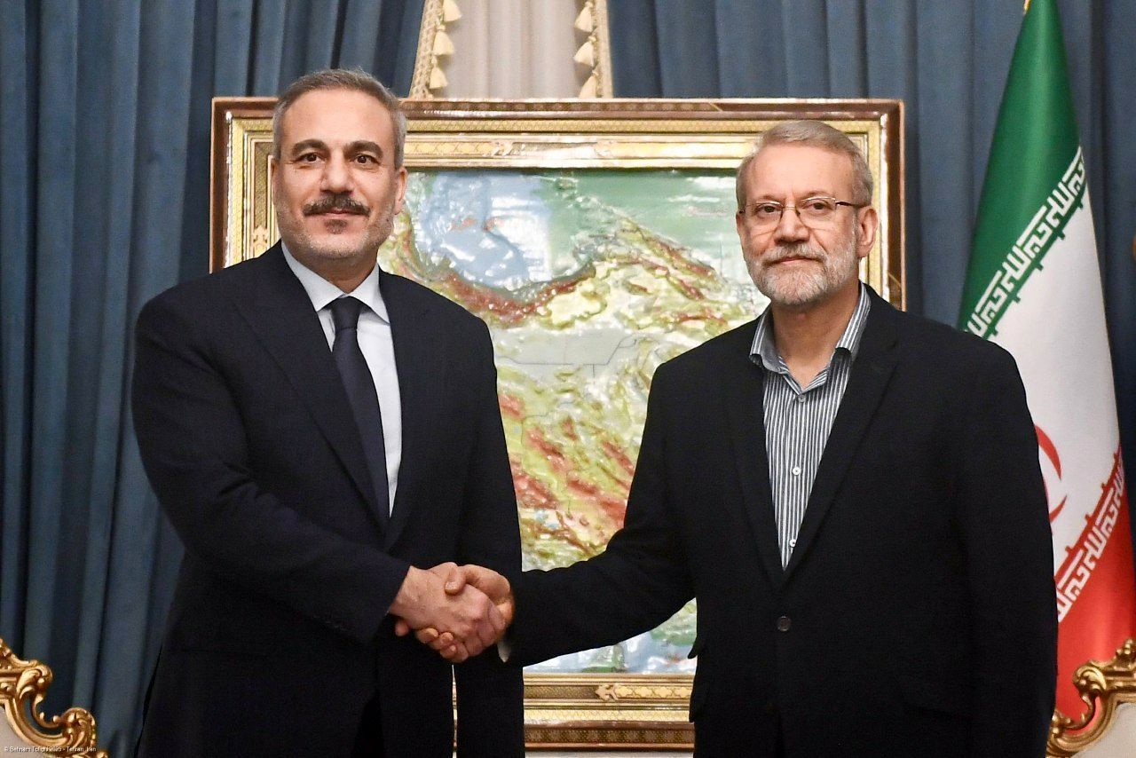 توئیت ترکی علی لاریجانی خطاب به هاکان فیدان/ به خانه خودتان خوش آمدید