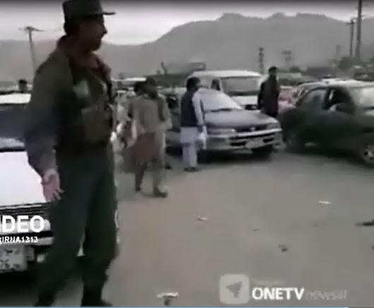انتقال مصدومان انفجار تروریستی امروز کابل + ویدئو