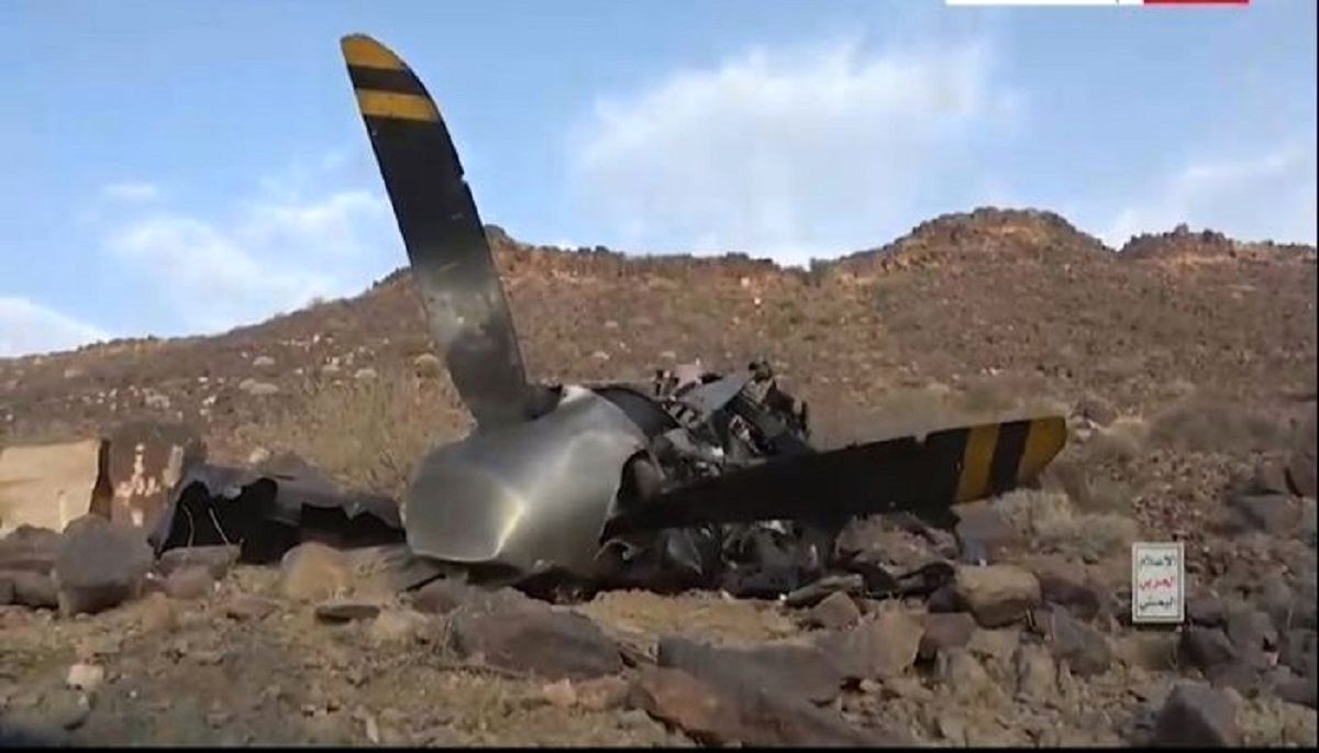 لحظه شکار جنگنده آمریکایی توسط ارتش یمن + فیلم
