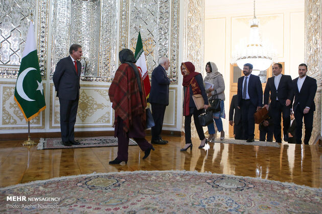 دیدار ظریف و وزیر خارجه پاکستان