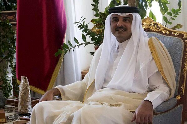 صدر اعظم آلمان با امیر قطر دیدار کرد
