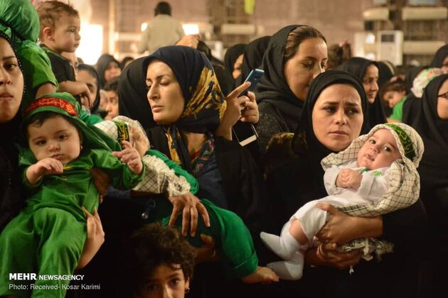 تصاویر مراسم « شیرخوارگان حسینی» در سراسر کشور