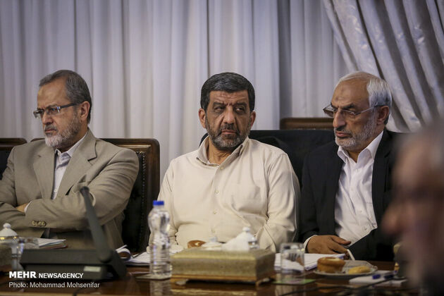 تصاویر جلسه شورای عالی انقلاب فرهنگی با حضور سران قوا