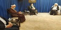 دیدار رئیسی با آیت‌الله نوری همدانی 
