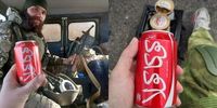 کوکاکولای ایرانی در دست سربازان روسیه!+عکس