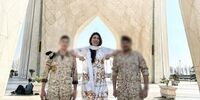 عکس جنجالی و بی حجاب گردشگر زن روس در میدان آزادی!