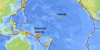 زلزله شدید ۶.۶ ریشتری در جزایر سلیمان