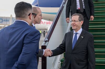 اردوغان رو دست خورد/ رئیس اسرائیل با هواپیمای آذربایجانی ممنوعیت پروازی ترکیه را دور زد