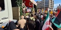 آغاز مراسم تشییع پیکر شهدای جنایت تروریستی به کنسولگری ایران 