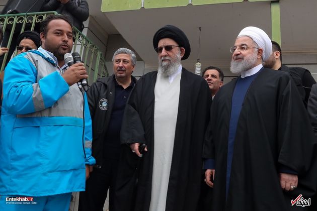 بازدید رئیس جمهور از مناطق سیل زده آق قلا