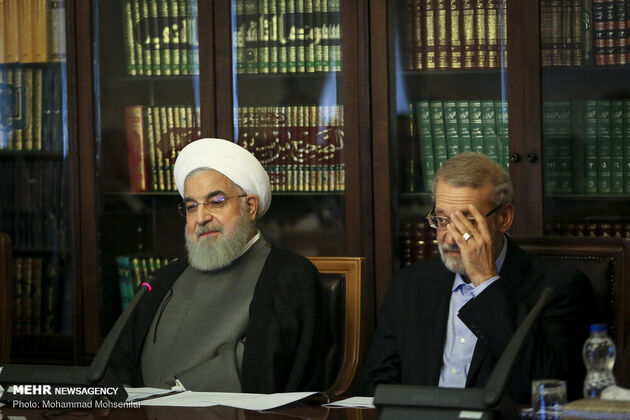 تصاویر جلسه شورای عالی انقلاب فرهنگی با حضور سران قوا