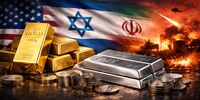 سقوط قیمت طلا و نقره پس از توقف حمله آمریکا به ایران | نفت کاهش یافت، فشار تورمی بر طلا کمتر شد