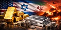 سقوط قیمت طلا و نقره پس از توقف حمله آمریکا به ایران | نفت کاهش یافت، فشار تورمی بر طلا کمتر شد