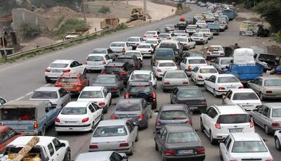 ترافیک در خروجی‌های تهران سنگین است