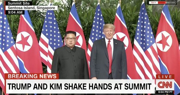 تصاویر دیدنی از دیدار ترامپ و کیم جونگ اون 