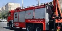 آتش سوزی در حوالی شهرک نمک آبرود