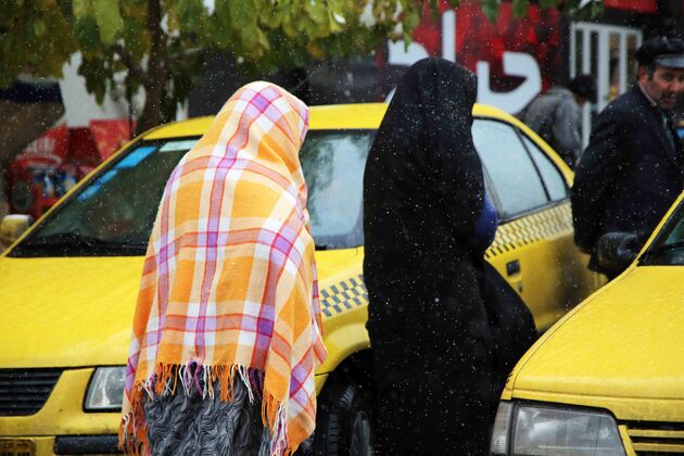 برف و سرمای پاییزی