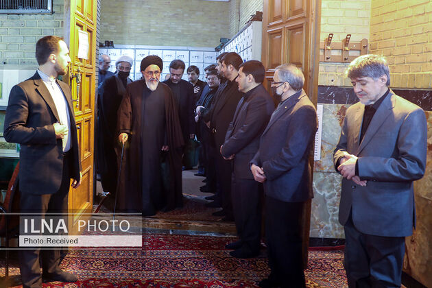 مراسم همسر شهید مطهری