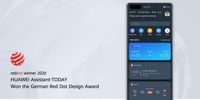 دریافت جایزه Red Dot Awards  برای دستیار نرم‌افزاری Huawei Assistant-Today  
 توسط هوآوی 