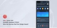 دریافت جایزه Red Dot Awards  برای دستیار نرم‌افزاری Huawei Assistant-Today  
 توسط هوآوی 