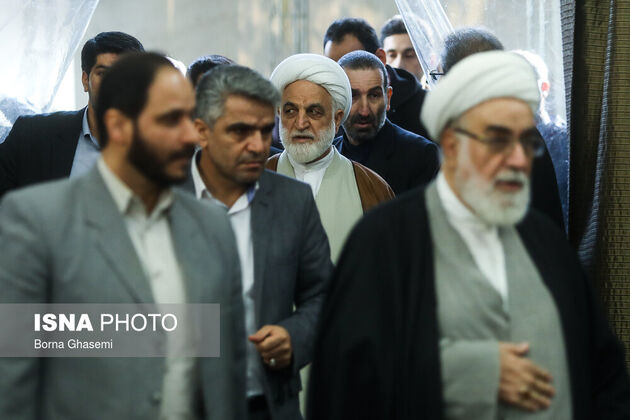 مراسم ختم هاشمی شاهرودی در مسجد ارگ