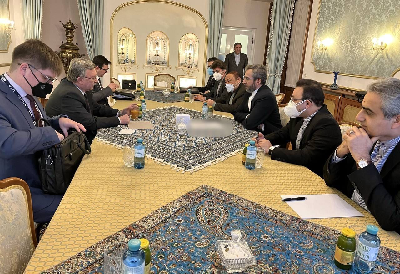 دیدار دو جانبه هیات‌ های ایرانی و روسی در وین پس از دیدار باقری و مورا
