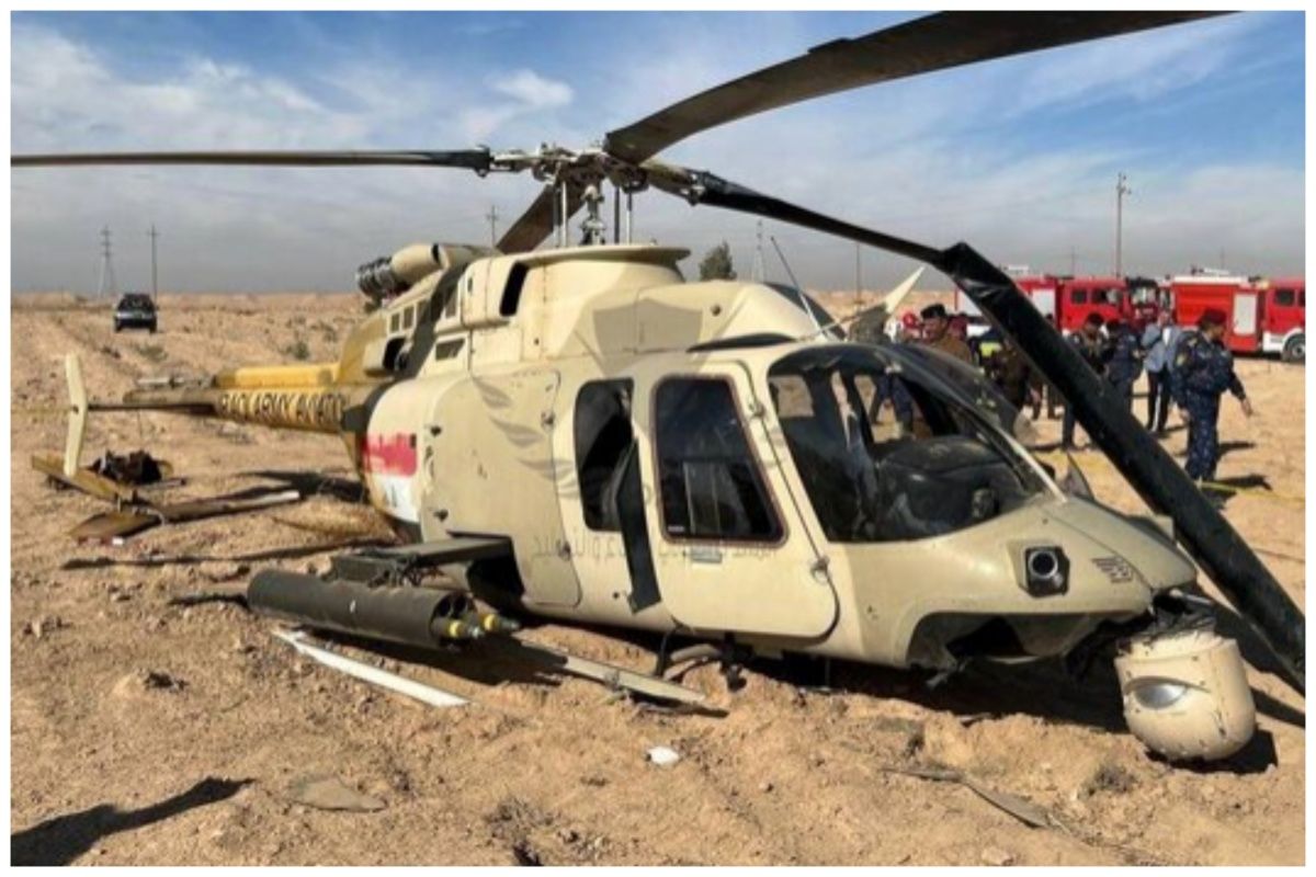 یک بالگرد ارتش عراق سقوط کرد + آمار تلفات
