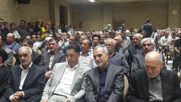 مراسم ترحیم پدر تاج‌زاده 