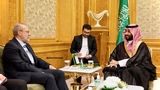 جزئیاتی از دیدار علی لاریجانی با ولیعهد سعودی/ درباره چه مسائلی گفتگو شد؟
