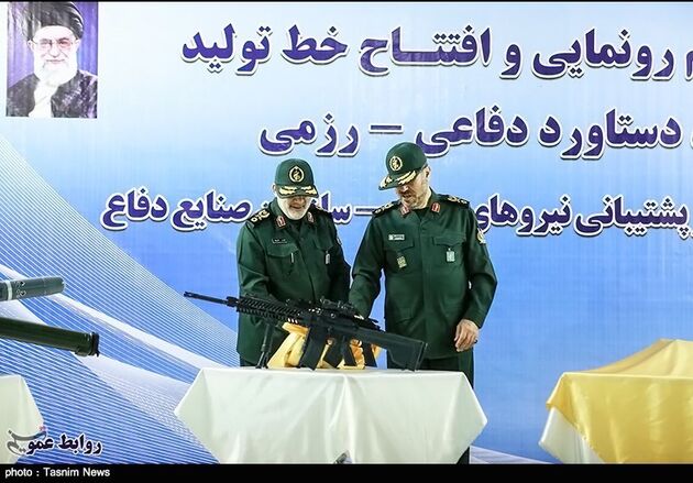 رونمایی از پنج دستاورد رزمی دفاعی