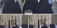 حضور «نرجس سلیمانی» در حرم حضرت عبدالعظیم حسنی + عکس