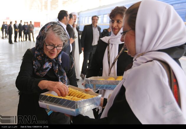 ورود پنجمین قطار «عقاب طلایی» به کرمان