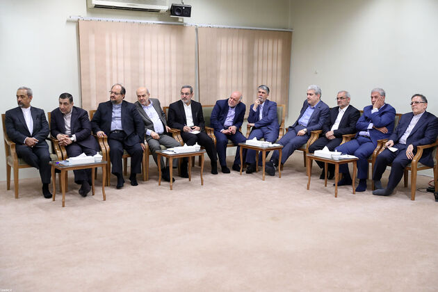 دیدار هیئت دولت با رهبری