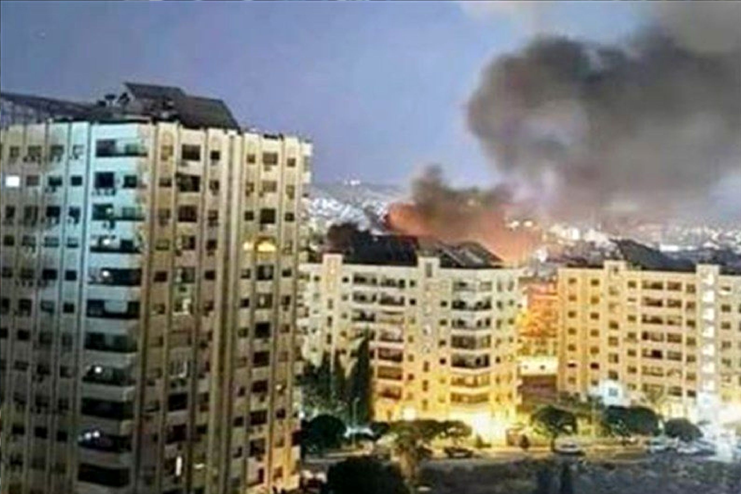 انفجار بمب های صوتی نزدیک حرم حضرت زینب (س)