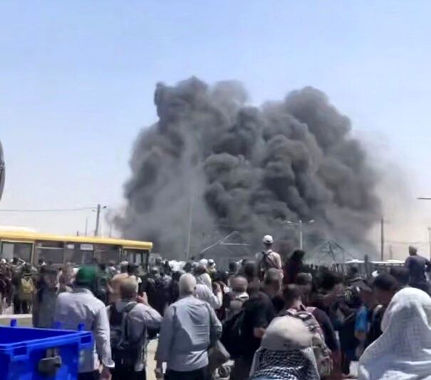 جزئیات آتش سوزی در مرز مهران اعلام شد/ یک نفر جان باخت