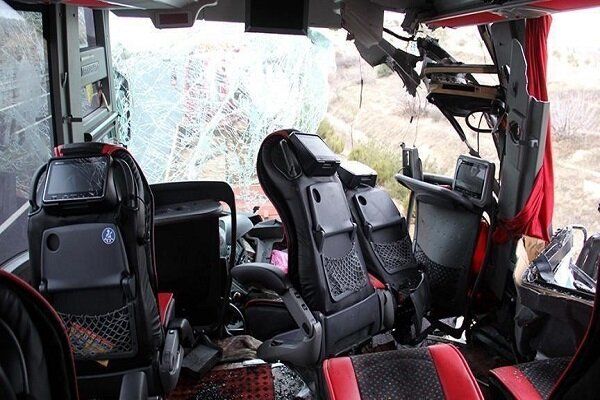 ۱۰ کشته در پی واژگونی اتوبوس