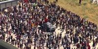 معترضان بزرگراه ایالت کلرادو را بستند +فیلم
