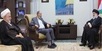 دیدار سیدحسن نصرالله با دبیرکل جماعت اسلامی لبنان