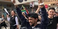 اعتراض به «آرسن ونگر» درتظاهرات آفریقای جنوبی! +عکس