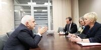ظریف با وزیر خارجه سوئد دیدار کرد