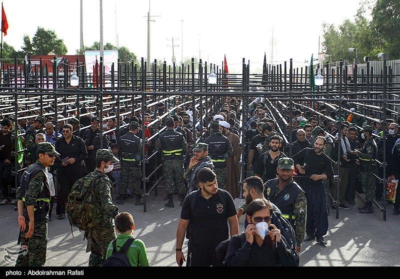 خروج زائران اربعین حسینی از مرز مهران