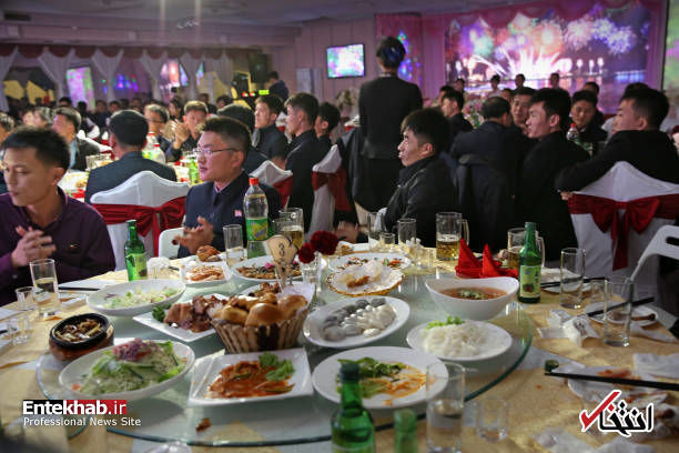 تصاویر جشن عروسی لاکچری در کره شمالی! 