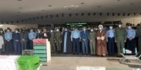 تصویری از مراسم تشییع پیکر امیر محققی با حضور فرماندهان ارتش