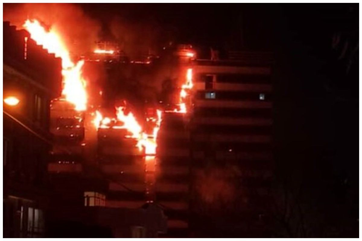اعلام علت اصلی آتش‌سوزی بیمارستان لوکس تهران!
