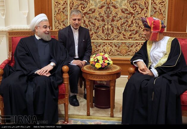 ورود رئیس جمهوری به عمان