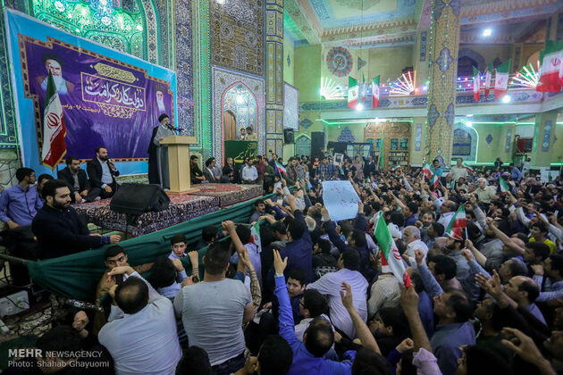 سفر انتخاباتی ابراهیم رئیسی به ورامین