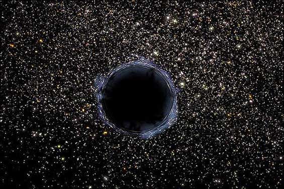​سیاه چاله‌ای که مواد داغ به فضا منتشر می‌کند