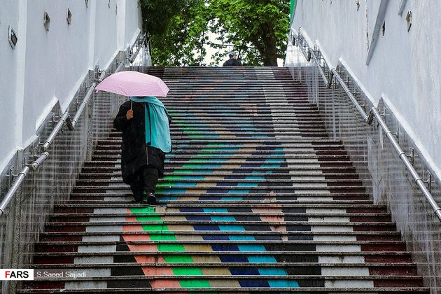 بارش باران تهران